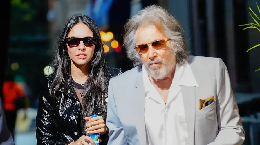 Al Pacino and his girlfriend